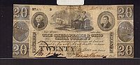 Frederick, MD 1840 $20 Chesapeake & Ohio Canal Company, 675